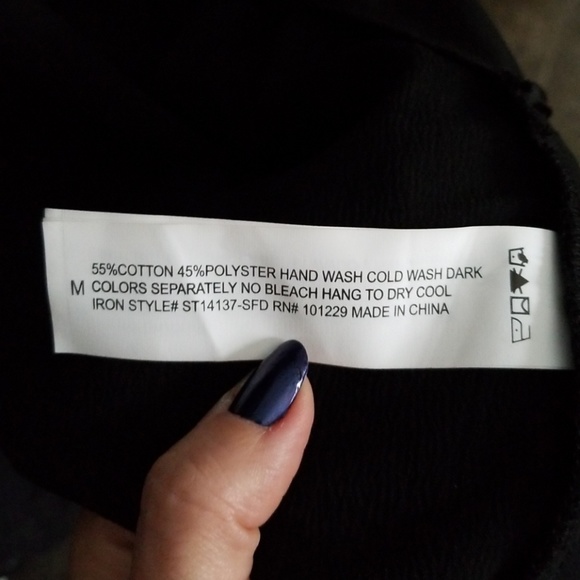 Black Bomber Jacket Ruffle Silver Zipper M - Picture 6 of 6